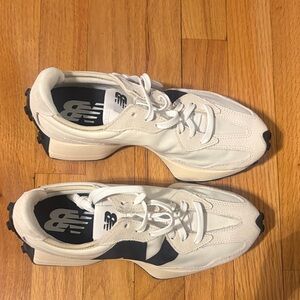 New Balance Women’s Off-White and Black Sneakers